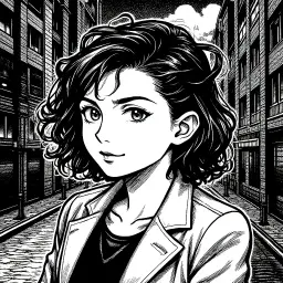 Black and White Comic Style